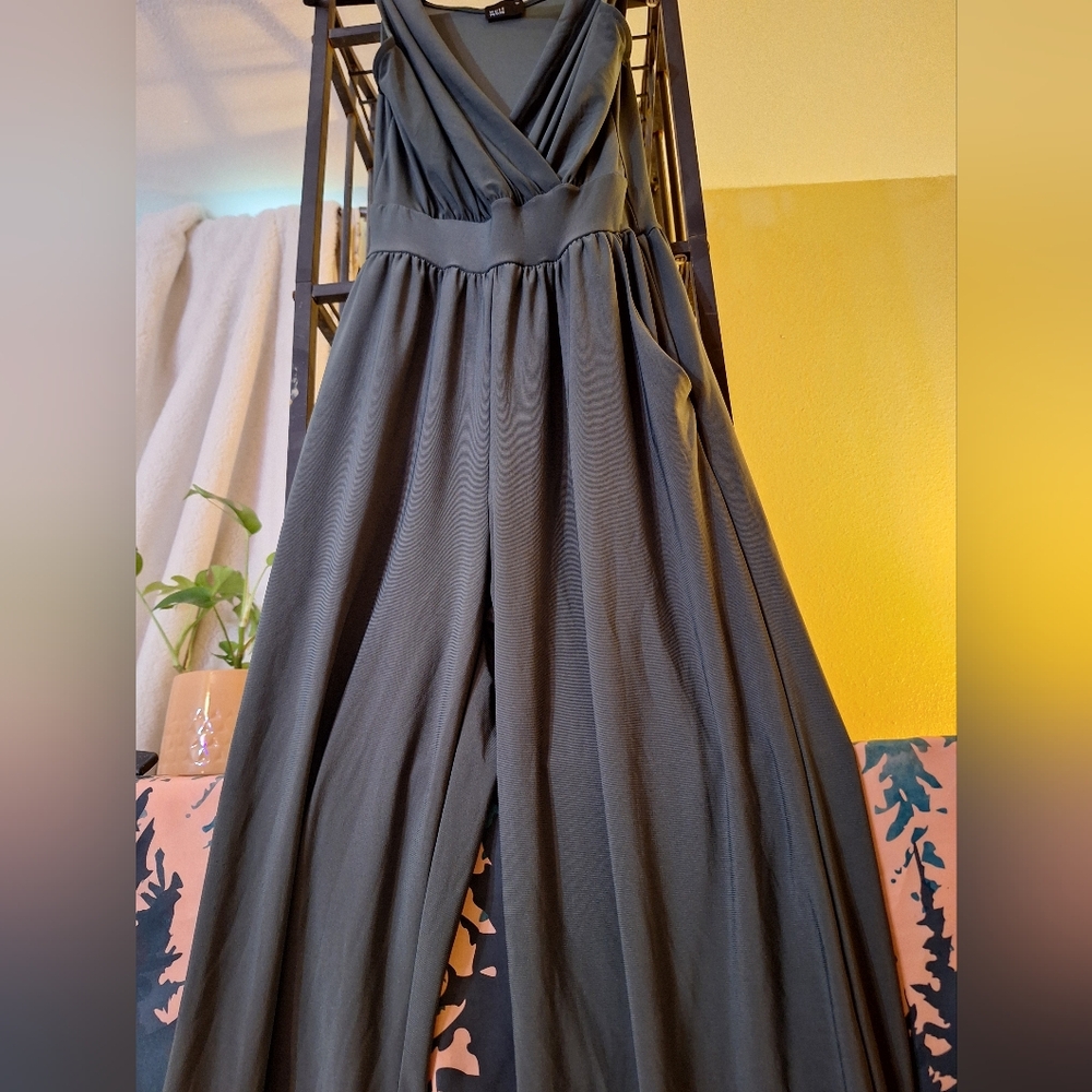 Olive green jumpsuit